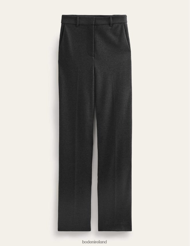 Charcoal Marl Clothing Pimlico Jersey Trousers Boden Women L466L6322