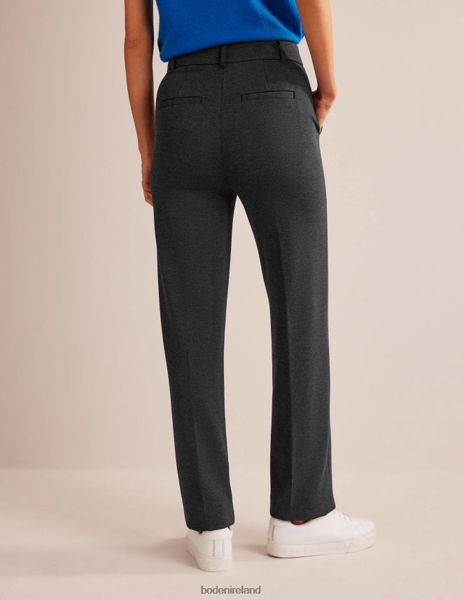 Charcoal Marl Clothing Pimlico Jersey Trousers Boden Women L466L6322