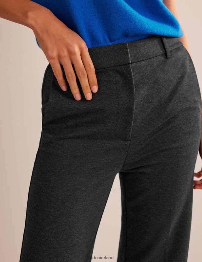 Charcoal Marl Clothing Pimlico Jersey Trousers Boden Women L466L6322
