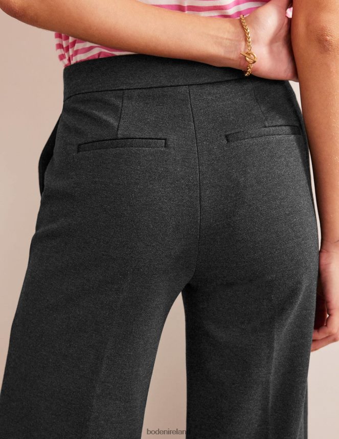 Charcoal Marl Clothing Westbourne Jersey Trousers Boden Women L466L6324