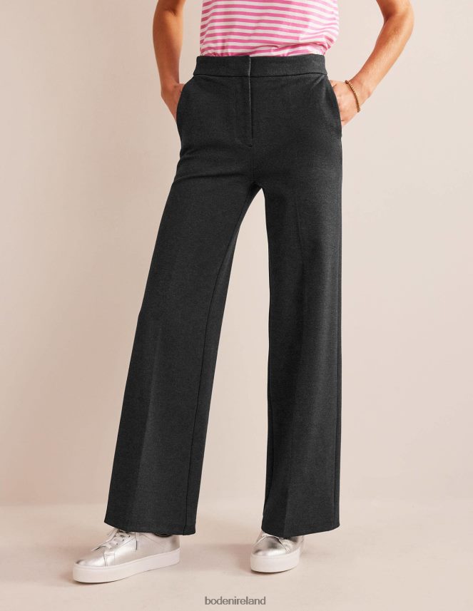 Charcoal Marl Clothing Westbourne Jersey Trousers Boden Women L466L6324