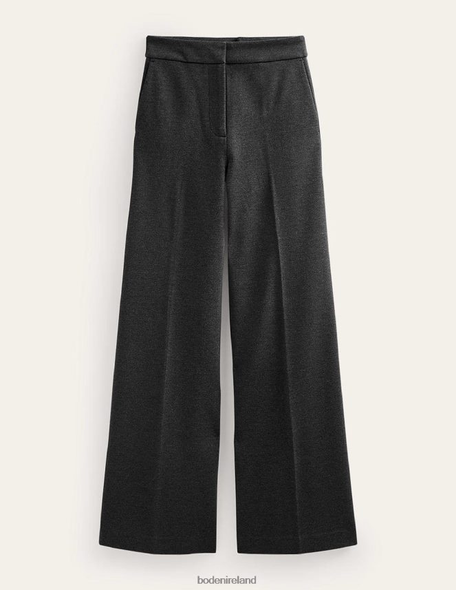 Charcoal Marl Clothing Westbourne Jersey Trousers Boden Women L466L6324
