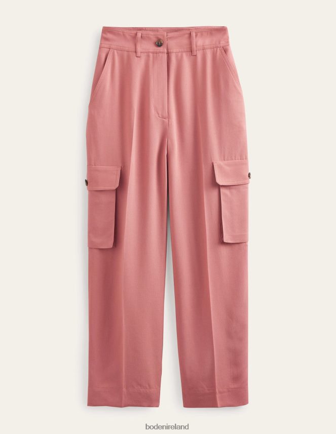 Dusty Rose Clothing Tencel Cargo Trousers Boden Women L466L61557