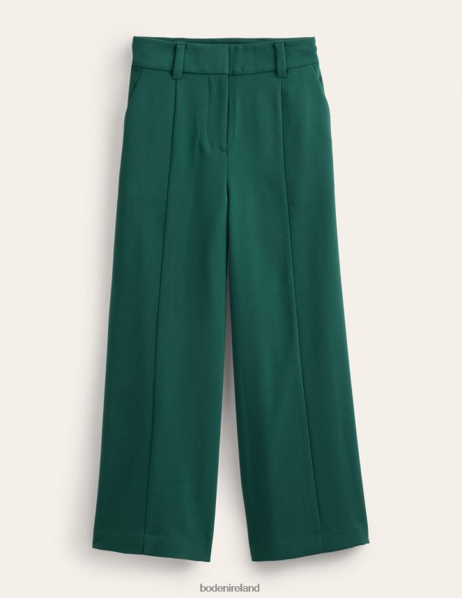 Emerald Green Clothing Fluid Wide Leg Culottes Boden Women L466L62284