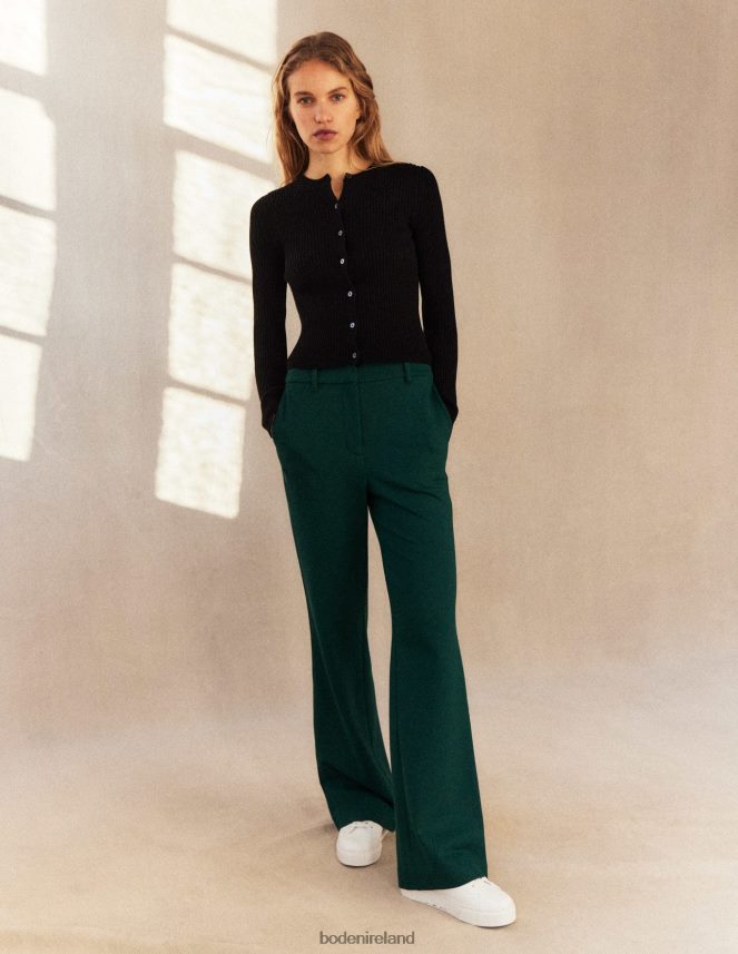 Emerald Night Clothing Hampshire Flared Trousers Boden Women L466L61354