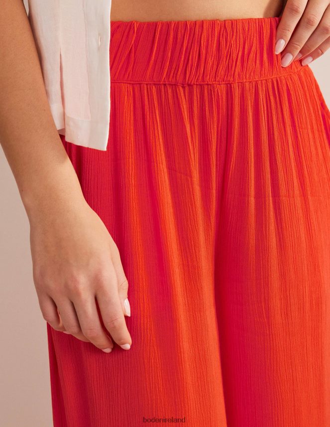 FIREWORK Clothing Crinkle Wide Leg Trousers Boden Women L466L61542