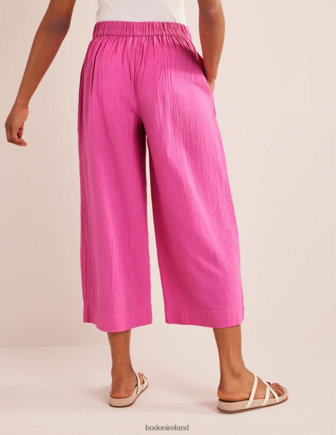 Festival Pink Clothing Pull-on Cheesecloth Trousers Boden Women L466L61421