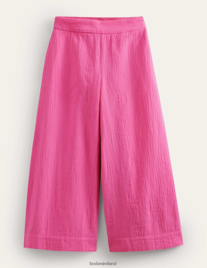 Festival Pink Clothing Pull-on Cheesecloth Trousers Boden Women L466L61421