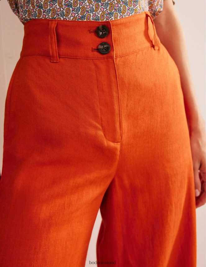 Kumquat Clothing Highbury Linen Trousers Boden Women L466L6333