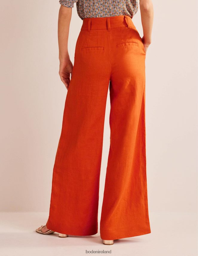 Kumquat Clothing Highbury Linen Trousers Boden Women L466L6333