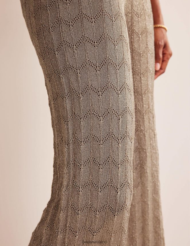 Metallic Stone Clothing Knitted Beach Trousers Boden Women L466L6318