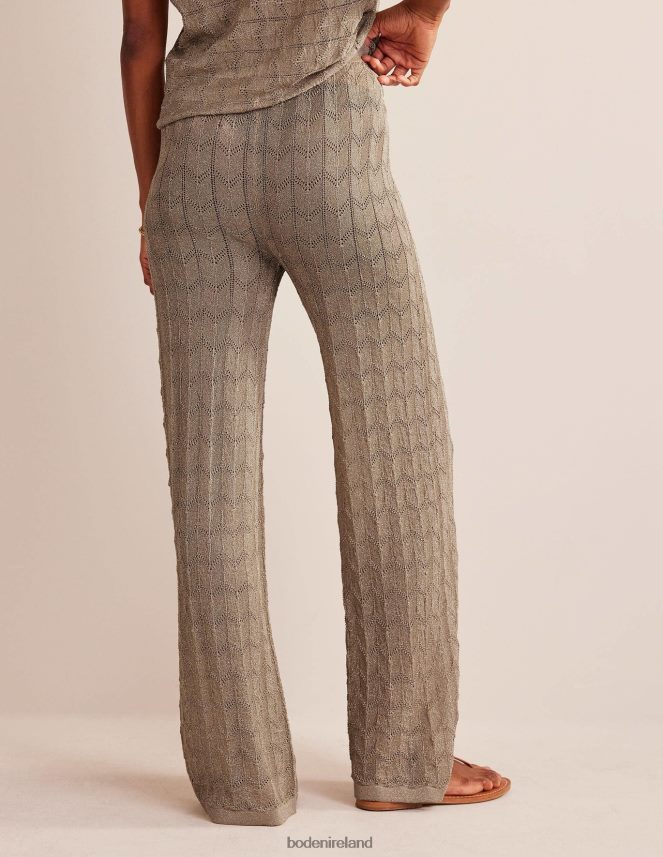 Metallic Stone Clothing Knitted Beach Trousers Boden Women L466L6318