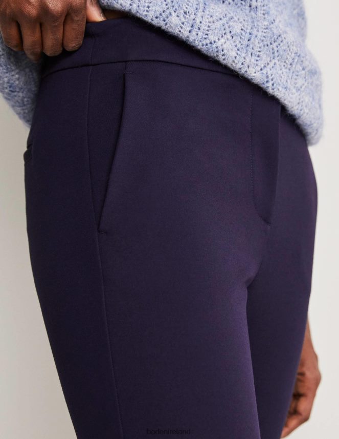 Navy Clothing Hampshire 7/8 Jersey Trousers Boden Women L466L6336