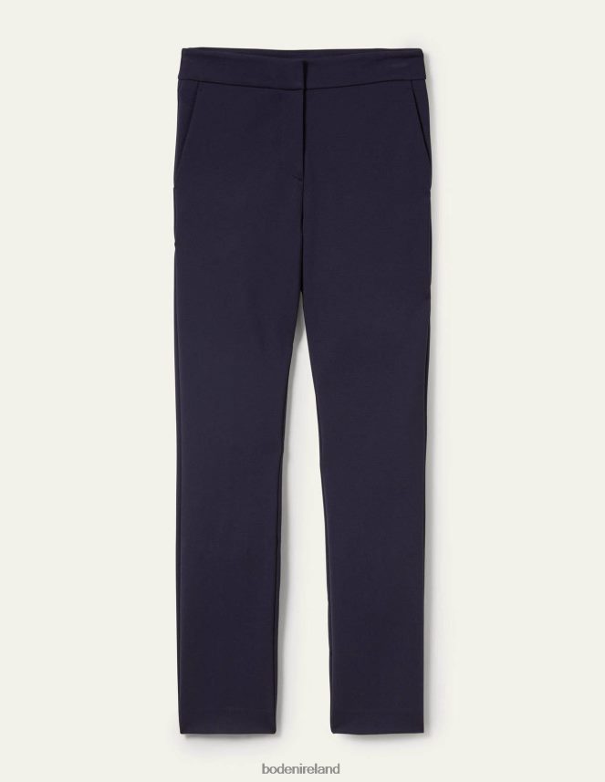 Navy Clothing Hampshire 7/8 Jersey Trousers Boden Women L466L6336