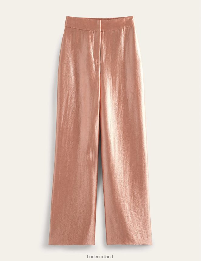 Satin Clothing High Rise Palazzo Trousers Boden Women L466L61022