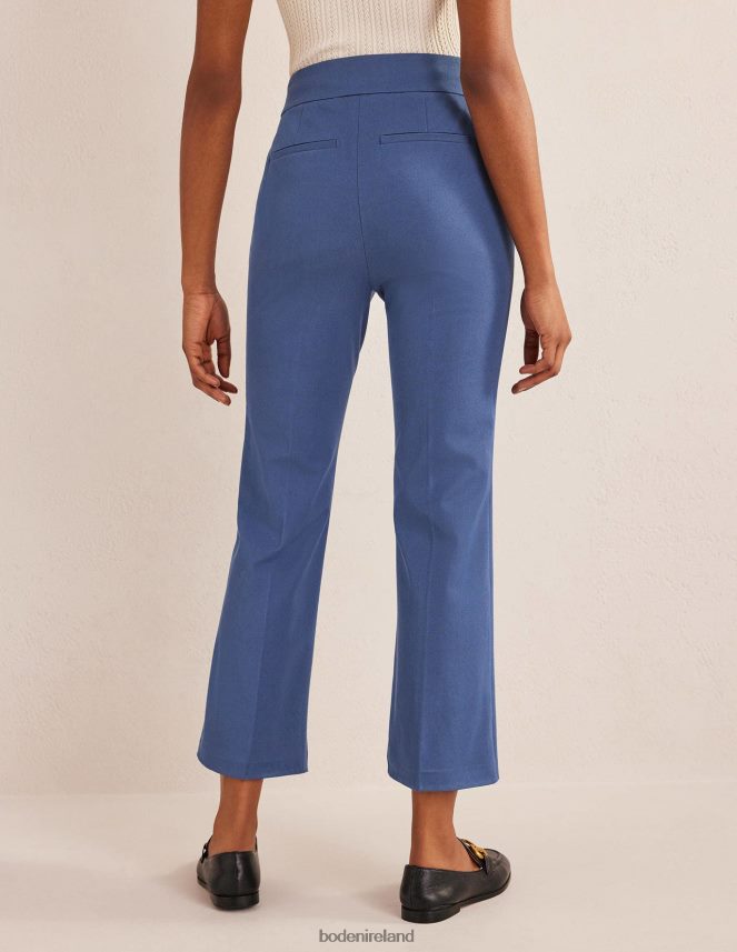 True Blue Clothing Bi-Stretch Crop Flare Trousers Boden Women L466L62280