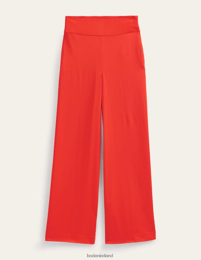 Vermillion Red Clothing Fluid Wide Trousers Boden Women L466L61038