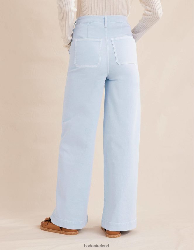 XENON BLUE Clothing Casual Wide Leg Trousers Boden Women L466L61120