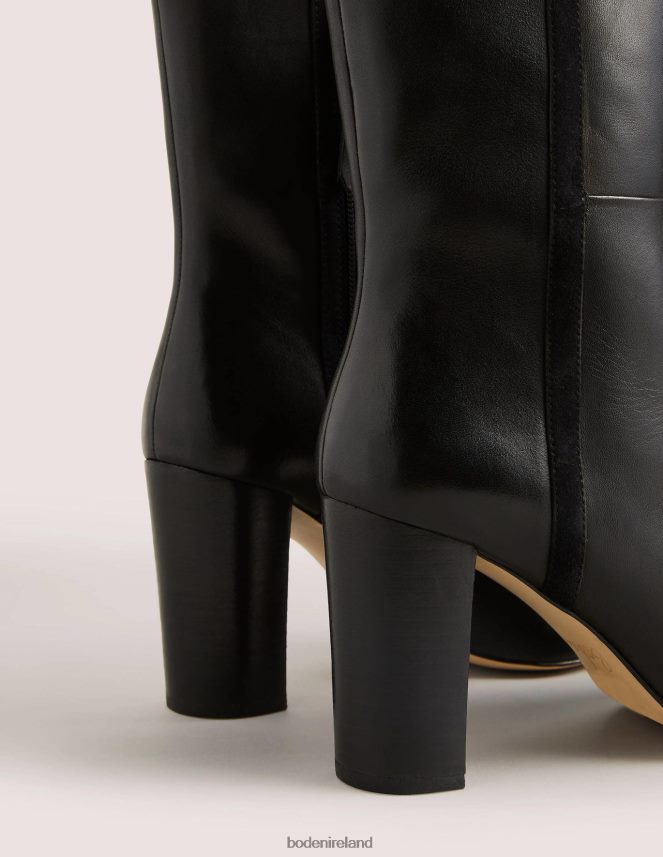 Black Footwear Leather Ankle Boots Boden Women L466L62344