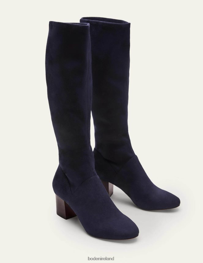 Navy Footwear Round Toe Stretch Boots Boden Women L466L62286