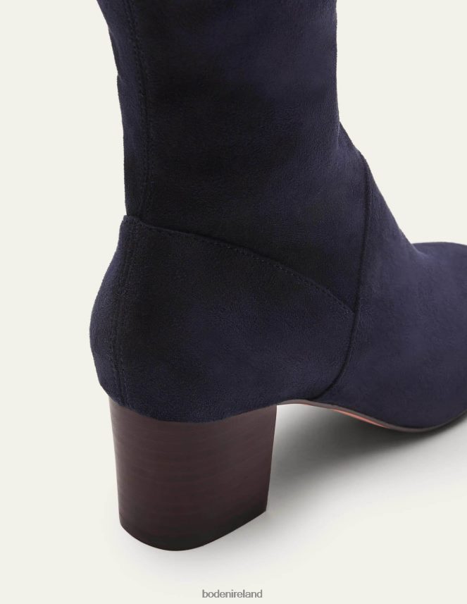 Navy Footwear Round Toe Stretch Boots Boden Women L466L62286