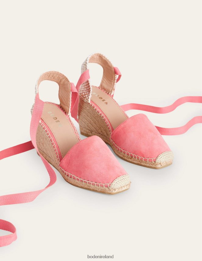 Blush Suede Footwear Esme Espadrille Wedges Boden Women L466L62307