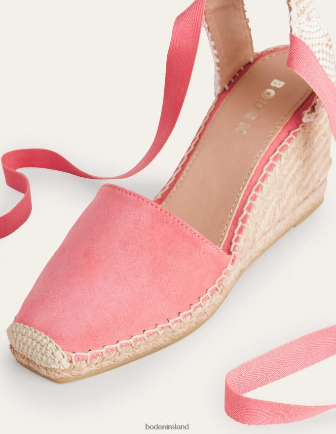 Blush Suede Footwear Esme Espadrille Wedges Boden Women L466L62307
