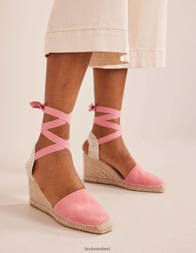 Blush Suede Footwear Esme Espadrille Wedges Boden Women L466L62307