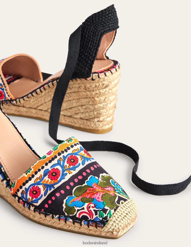 Carnation Bloom Footwear Esme Espadrille Wedges Boden Women L466L62377