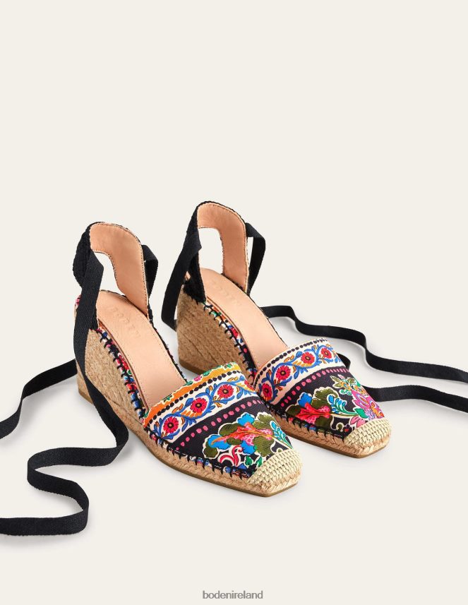Carnation Bloom Footwear Esme Espadrille Wedges Boden Women L466L62377