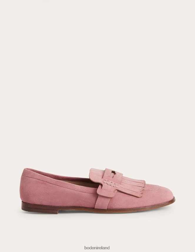 Blush Suede Footwear Penny Detail Loafers Boden Women L466L62341