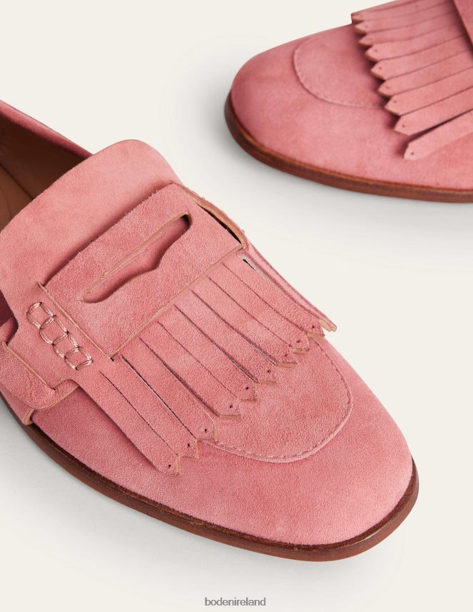 Blush Suede Footwear Penny Detail Loafers Boden Women L466L62341