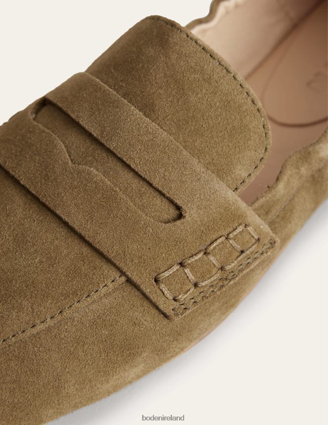 Deep Olive Footwear Flexible Sole Loafers Boden Women L466L62355
