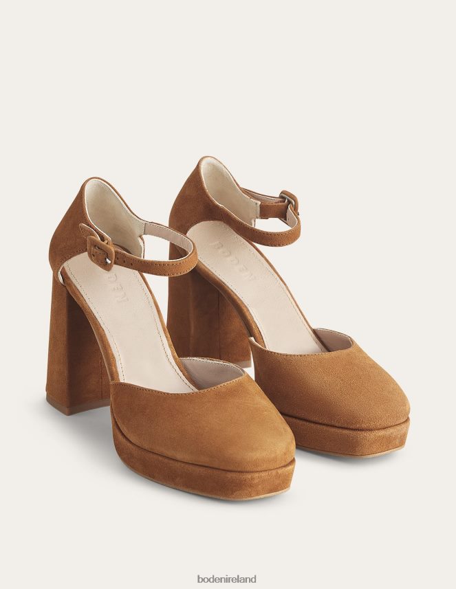 Ginger Snap Suede Footwear Closed-Toe Heeled Platforms Boden Women L466L62325