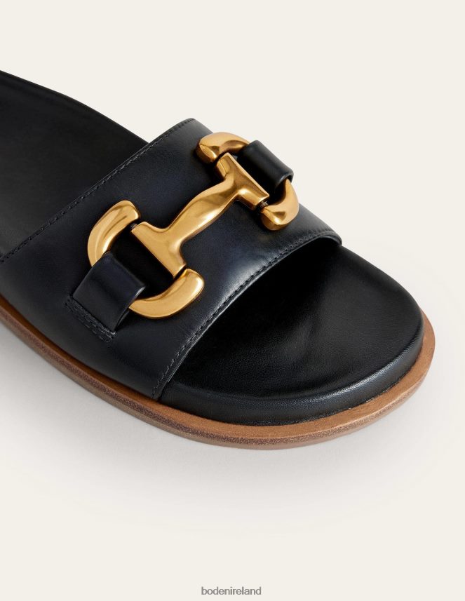 Black Footwear Iris Snaffle Slider Sandals Boden Women L466L6690