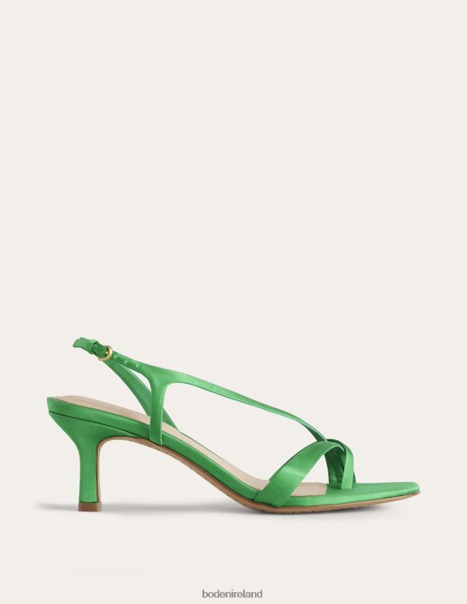 Green Pepper Footwear Satin Low-Heeled Sandals Boden Women L466L6693