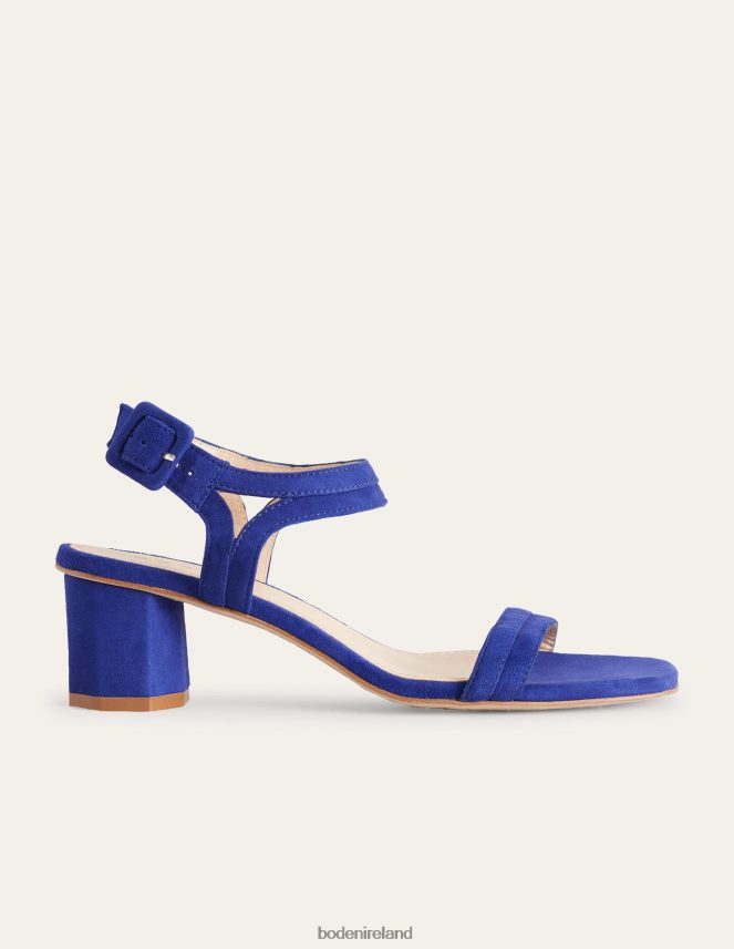 Lapis Blue Footwear Block-Heel Sandals Boden Women L466L6704