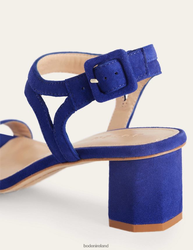 Lapis Blue Footwear Block-Heel Sandals Boden Women L466L6704